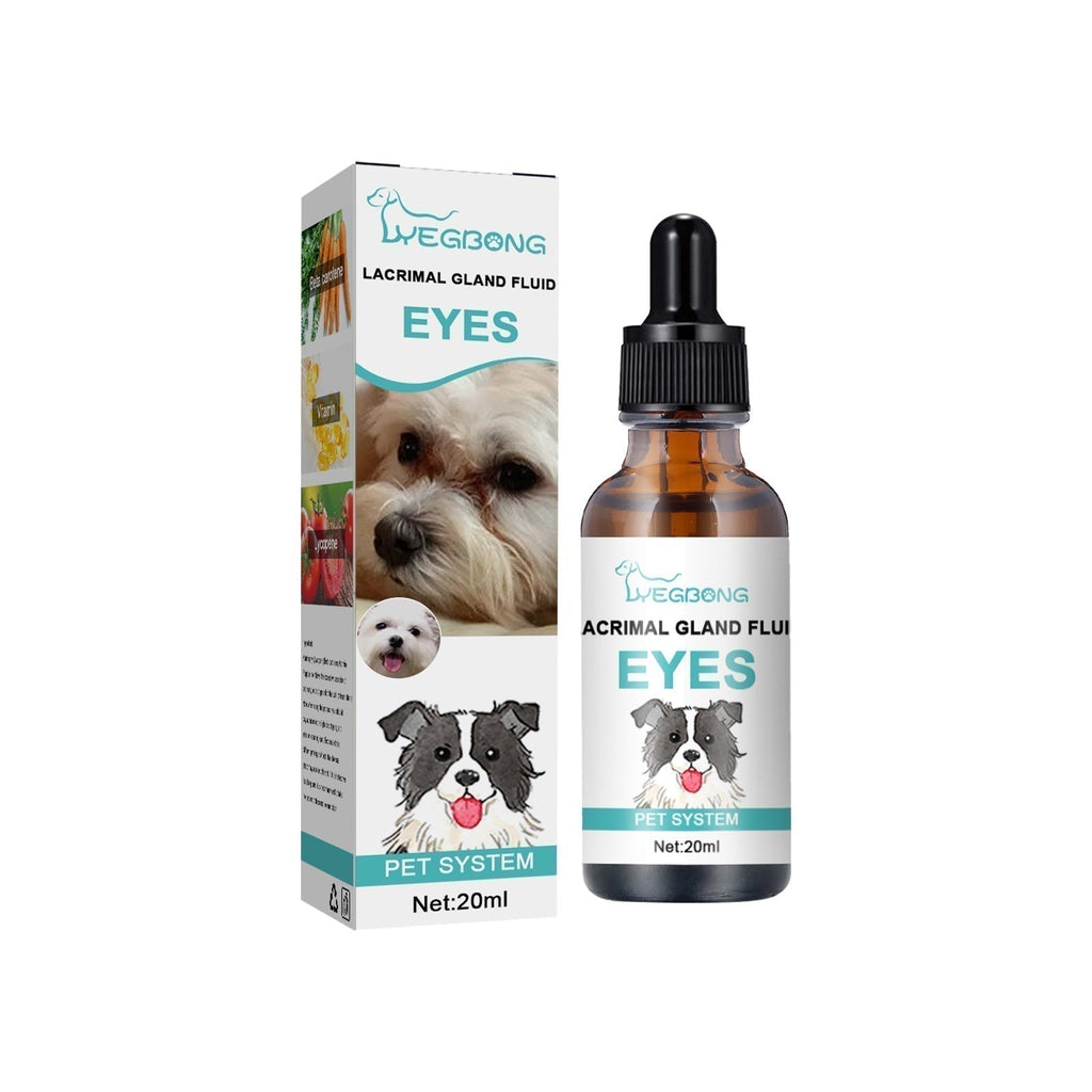 Nettoyant et gouttes pour les yeux des animaux de compagnie – Formule douce au pH équilibré, sans danger pour les chiens et les chats. Apaise les rougeurs, élimine les taches de larmes et la saleté quotidienne. Sans peroxyde !