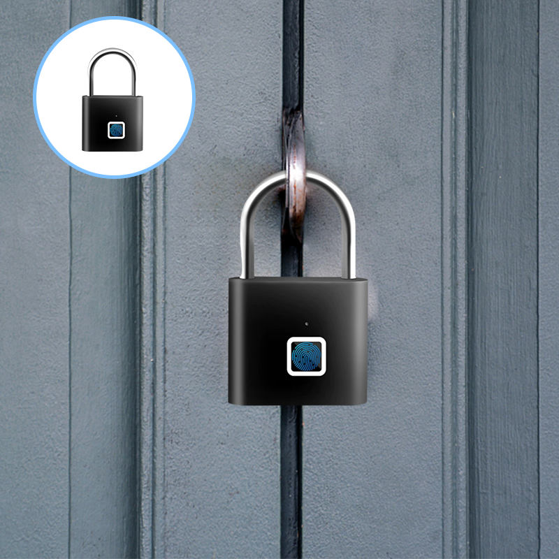 Cadenas intelligent antivol à empreinte digitale