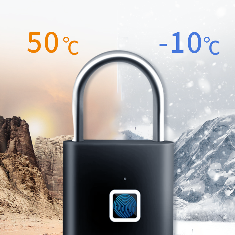 Cadenas intelligent antivol à empreinte digitale