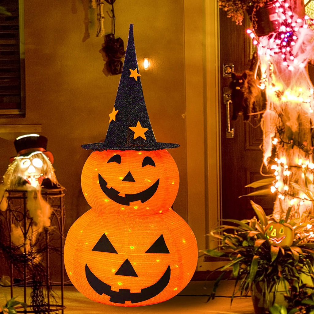 Décorations citrouilles pliables pour Halloween