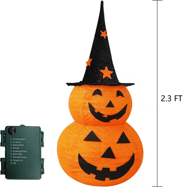 Décorations citrouilles pliables pour Halloween