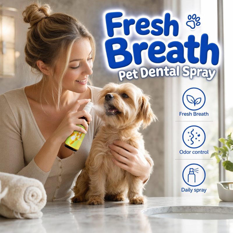 Vaporisateur haleine fraîche pour animaux