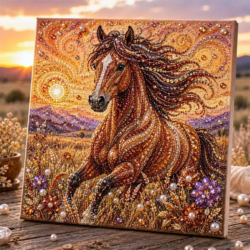 Kit de bricolage Highland Cow Perle – Un loisir créatif relaxant pour réaliser de superbes œuvres d'art marines