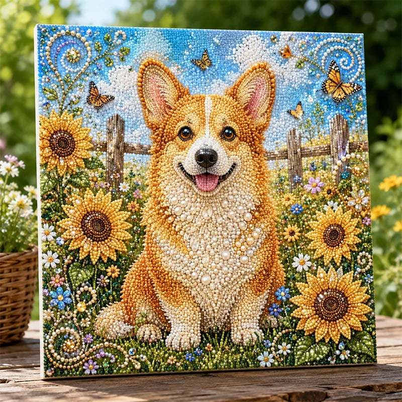 Kit de bricolage Highland Cow Perle – Un loisir créatif relaxant pour réaliser de superbes œuvres d'art marines