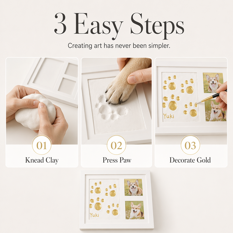 Kit d'empreintes de mains et de pieds de bébé à faire soi-même