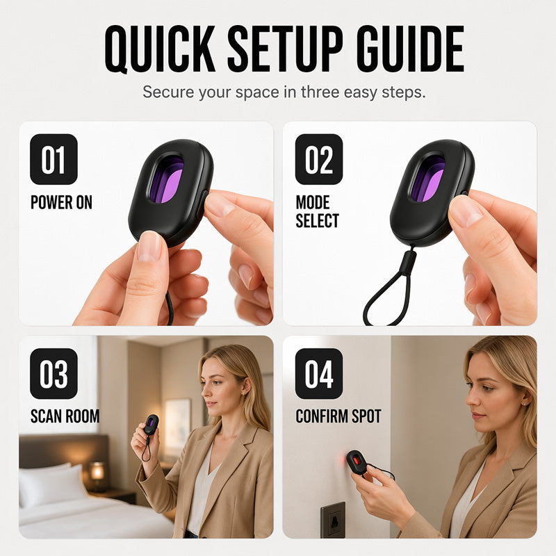 Détecteur intelligent de caméra infrarouge avec lampe de poche à LED