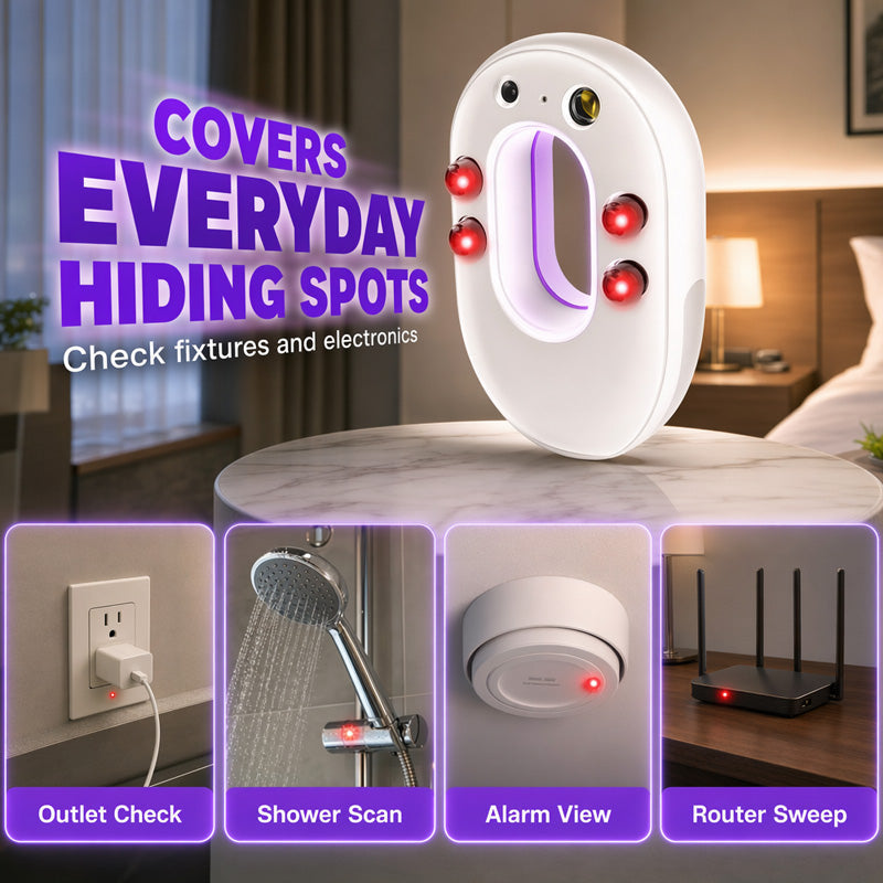 Détecteur intelligent de caméra infrarouge avec lampe de poche à LED