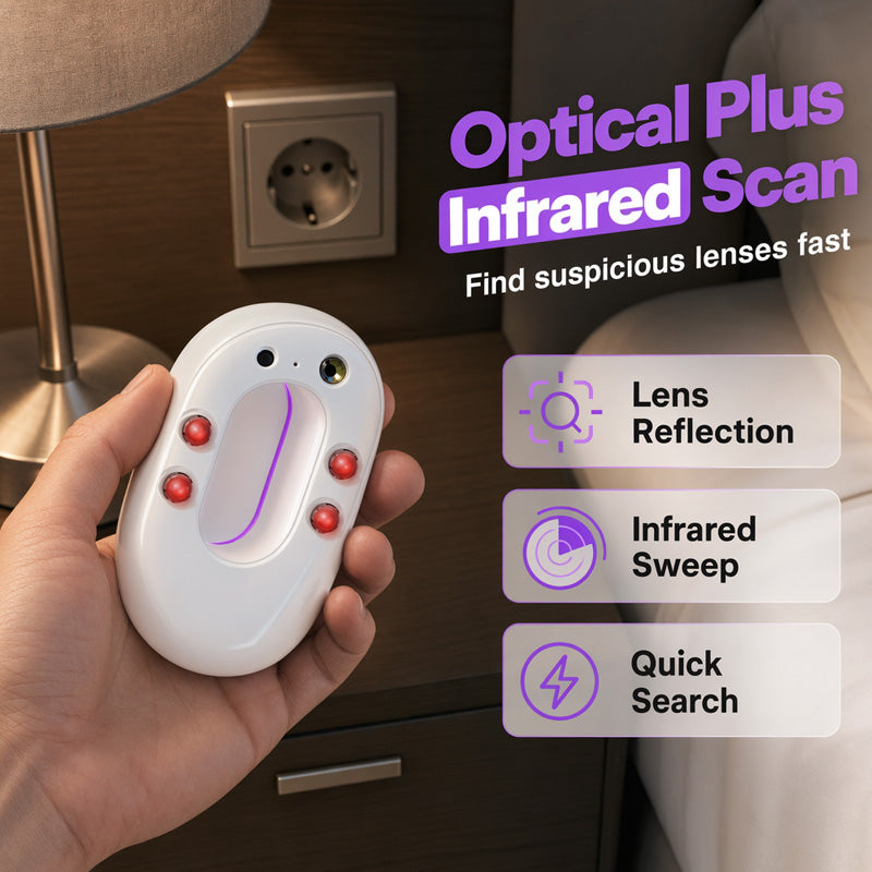 Détecteur intelligent de caméra infrarouge avec lampe de poche à LED