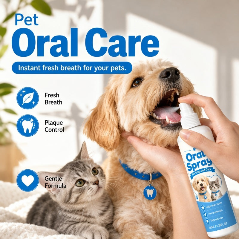 Spray nettoyant buccal pour animaux de compagnie 100ml
