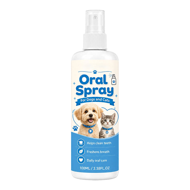 Spray nettoyant buccal pour animaux de compagnie 100ml