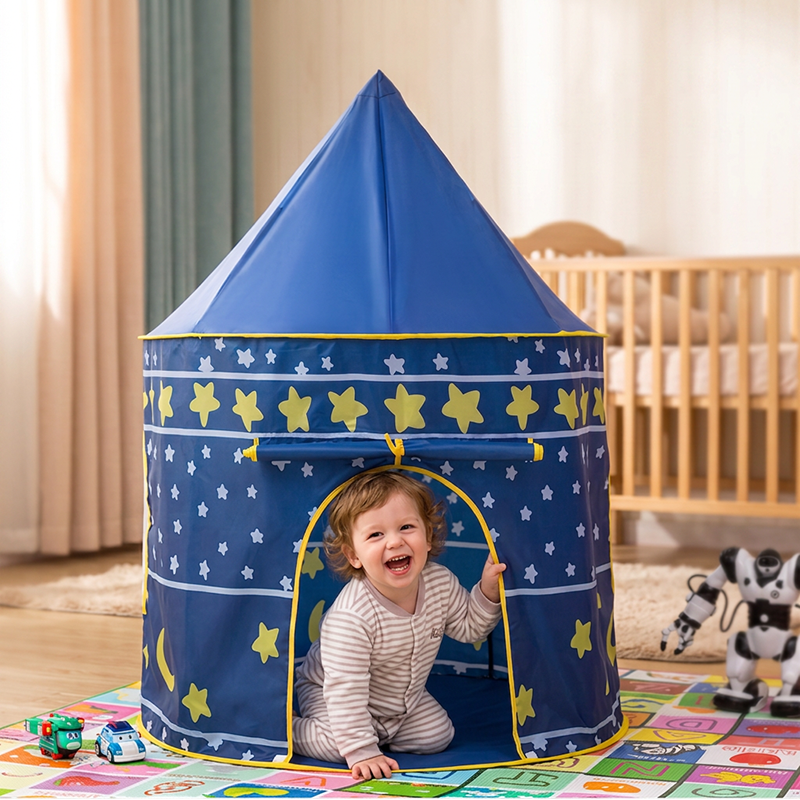 Tente de jeu pour enfants avec porte enroulable