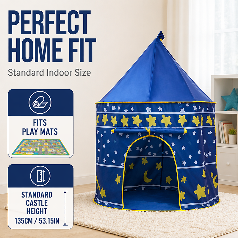 Tente de jeu pour enfants avec porte enroulable