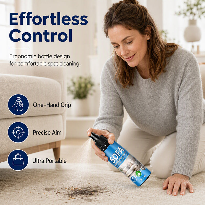 2026 Nettoyant Textile Sans Rinçage © – Il suffit de vaporiser et d'essuyer – sans eau, sans rinçage. Parfait pour les canapés, les tapis et les tissus d'ameublement – frais en quelques minutes !