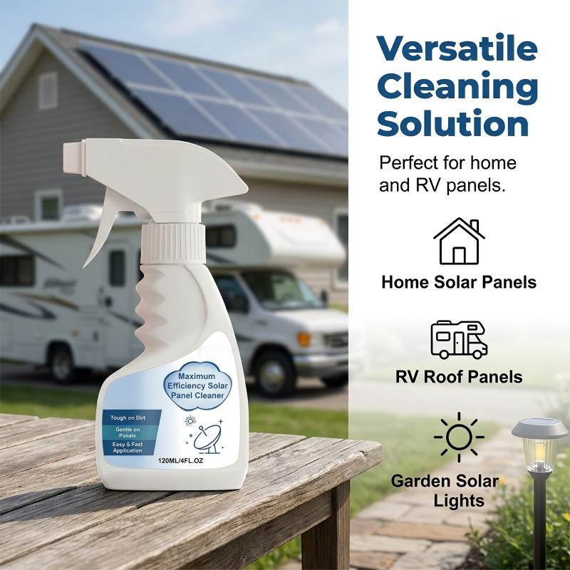 Spray nettoyant pour panneaux solaires – Haute efficacité, sans traces, biodégradable, 32 oz permet d’obtenir 150 gallons