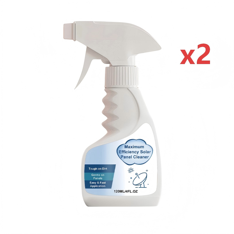 Spray nettoyant pour panneaux solaires – Haute efficacité, sans traces, biodégradable, 32 oz permet d’obtenir 150 gallons