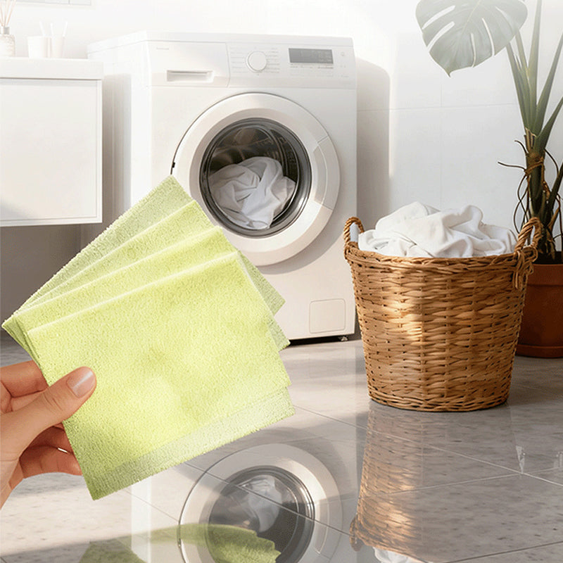 Lingettes blanchissantes pour lessive anti-jaunissement