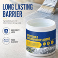 Mastic d'étanchéité invisible – Transparent, à appliquer au pinceau, séchage rapide, pour toit, mur, évier