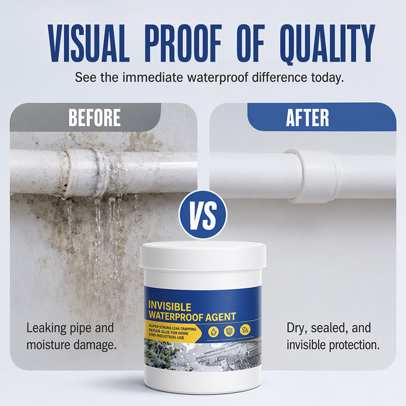 Mastic d'étanchéité invisible – Transparent, à appliquer au pinceau, séchage rapide, pour toit, mur, évier