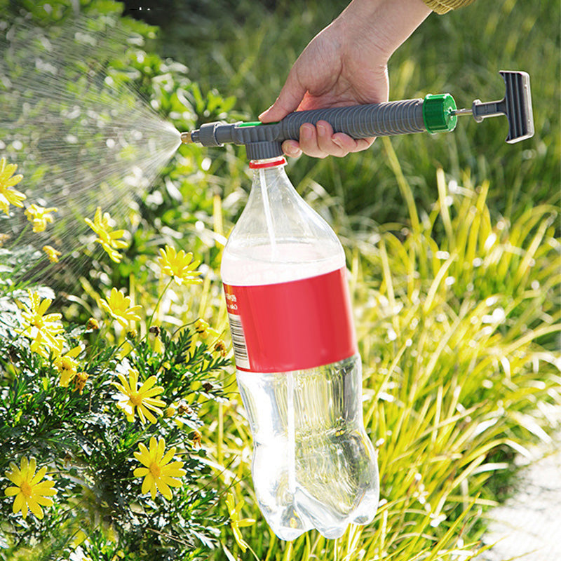 Pulvérisateur manuel pour bouteille avec buse réglable©\Outil de pulvérisation portable pour jardin, s'adapte aux bouteilles en plastique standard pour l'arrosage des plantes, la fertilisation et