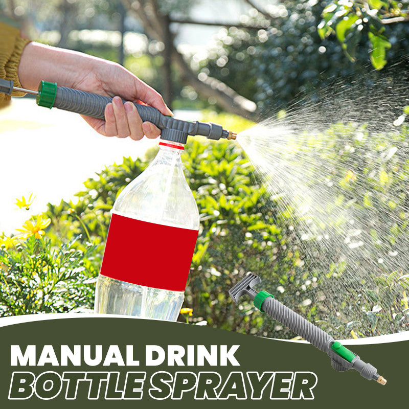 Pulvérisateur manuel pour bouteille avec buse réglable©\Outil de pulvérisation portable pour jardin, s'adapte aux bouteilles en plastique standard pour l'arrosage des plantes, la fertilisation et