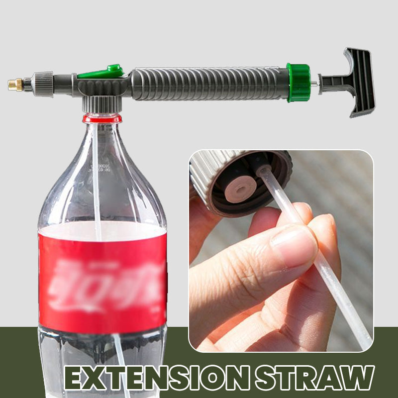 Pulvérisateur manuel pour bouteille avec buse réglable©\Outil de pulvérisation portable pour jardin, s'adapte aux bouteilles en plastique standard pour l'arrosage des plantes, la fertilisation et