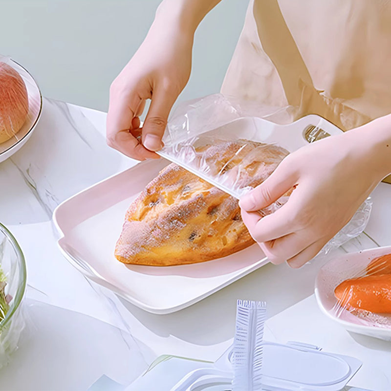 Nouveau couvercle jetable en matière élastique pour les aliments
