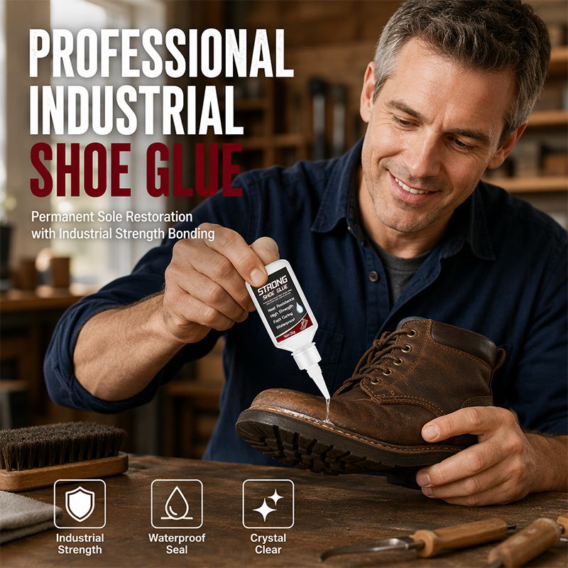 Colle à Chaussures Résistante à l'Eau pour Réparation de Semelles