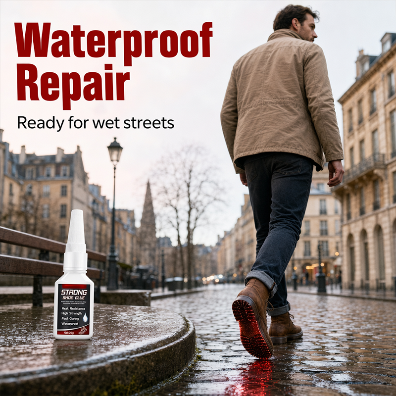 Colle à Chaussures Résistante à l'Eau pour Réparation de Semelles