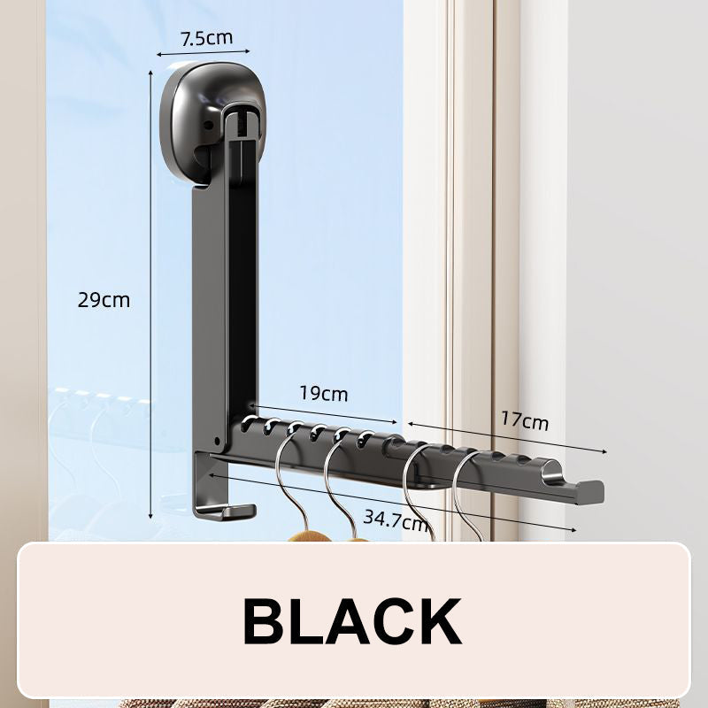 Séchoir pliable et extensible à ventouse