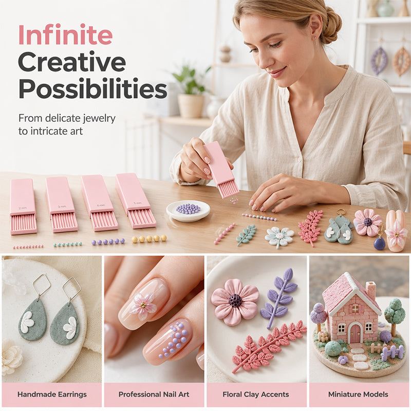 Ensemble d'outils d'impression 3D pour fabriquer des mini boules d'argile