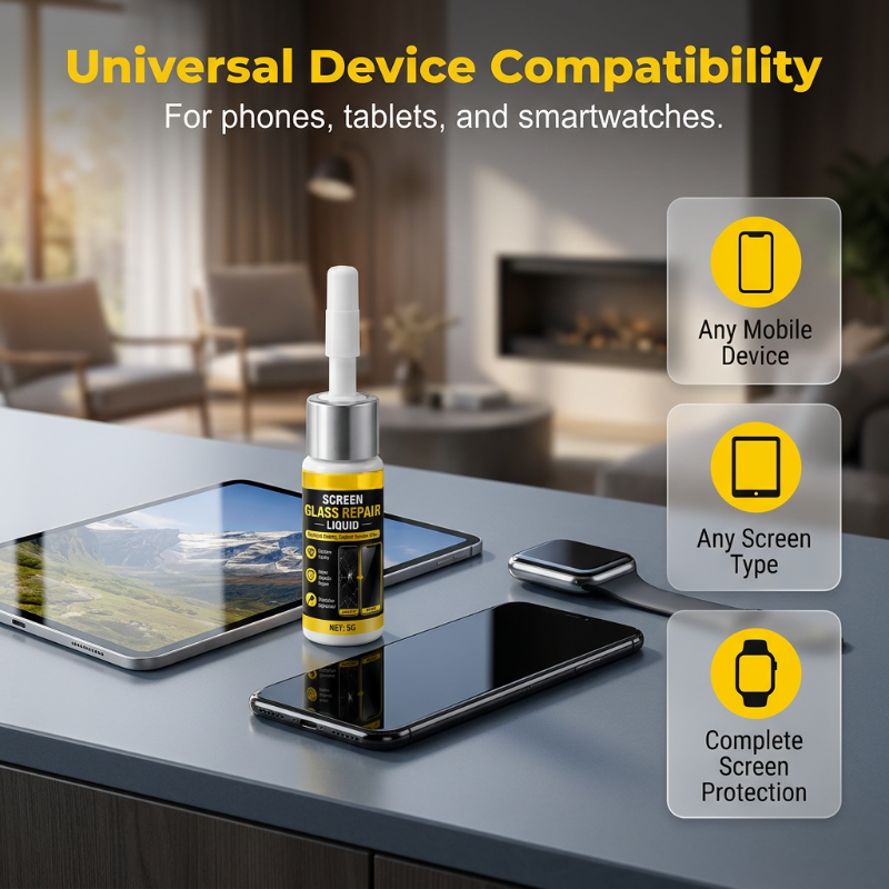 Liquide Réparateur Rayures Écran Portable – 3 ml Nano Polish, pour Rayures Mineures