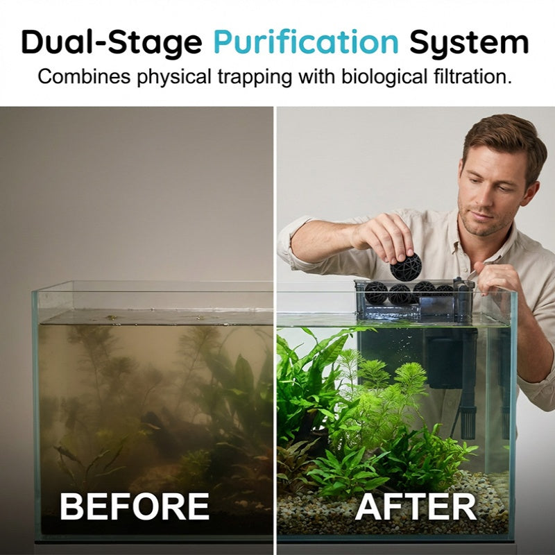 Bio-balles pour filtres externes d'aquarium
