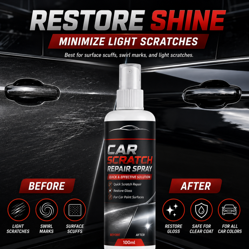 Spray universel de réparation de rayures pour voiture
