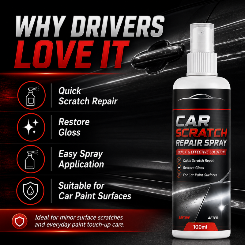 Spray universel de réparation de rayures pour voiture