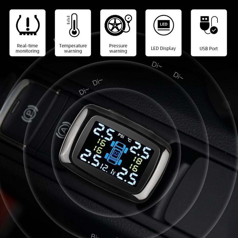 Système sans fil de surveillance de la pression des pneus (TPMS) pour automobiles