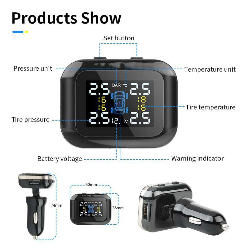Système sans fil de surveillance de la pression des pneus (TPMS) pour automobiles