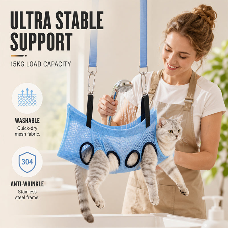 Lit de toilettage pliable pour animaux 2 en 1