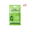 Lingettes nettoyantes pour cheveux sans rinçage portables