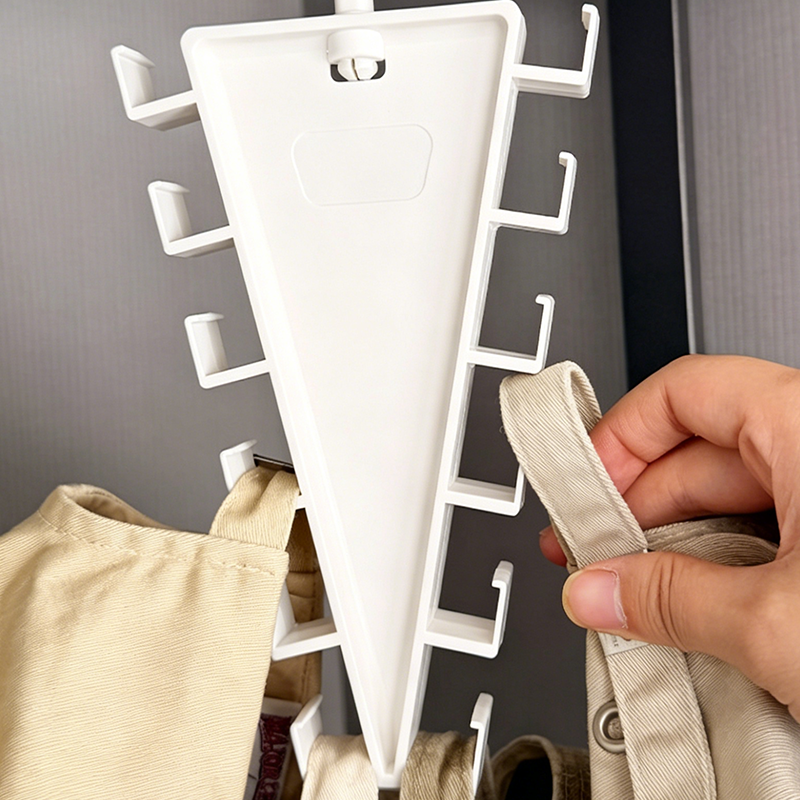 Organisateur de placard multifonctionnel triangulaire