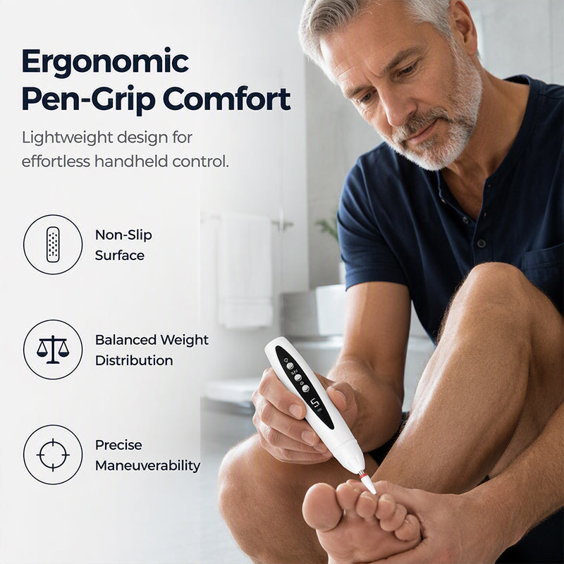 Ponceuse à ongles électrique 2-en-1 avec lampe UV – Portable, sans fil, pour une manucure permanente digne d'un salon, directement à la maison