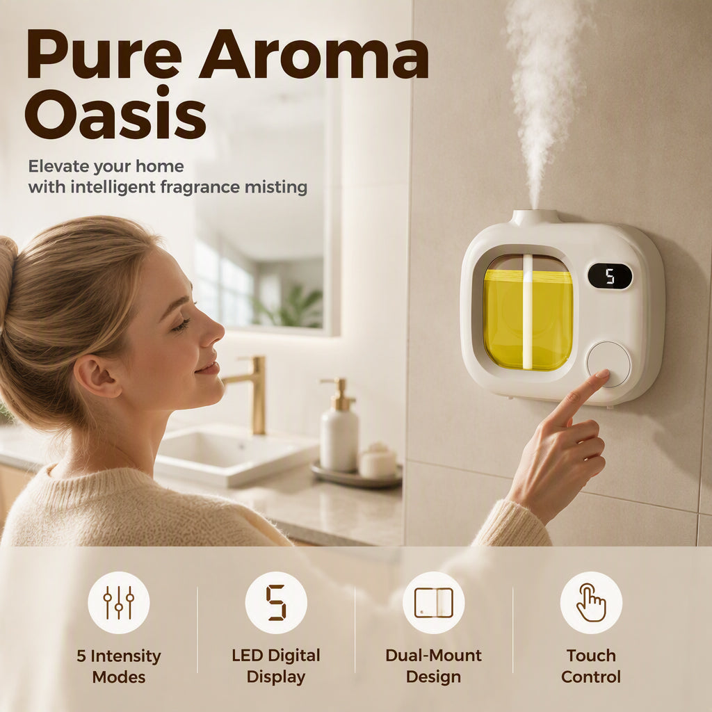 Diffuseur d'arômes LED intelligent avec contrôle de la brume