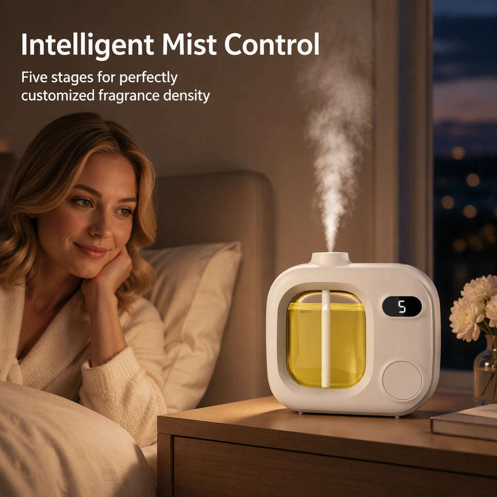 Diffuseur d'arômes LED intelligent avec contrôle de la brume