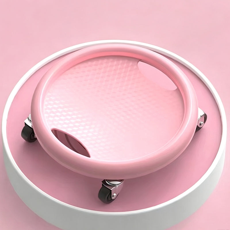 Disque abdominal à roulettes avec tapis de genoux – Axé sur le fitness