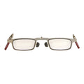 Lunettes de lecture pliables ultra-fines avec étui pour téléphone et support intégrés