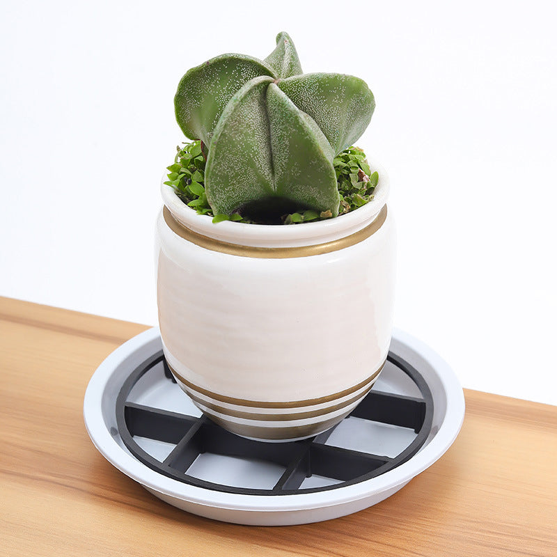 Rehausseur de pot « Root-Saving » – surélève les jardinières, favorise la circulation de l’air, garde les sols propres – pour l’intérieur et l’extérieur.