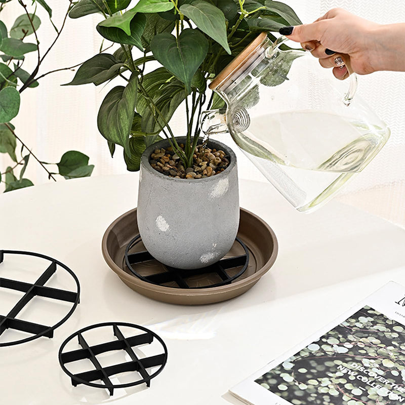 Rehausseur de pot « Root-Saving » – surélève les jardinières, favorise la circulation de l’air, garde les sols propres – pour l’intérieur et l’extérieur.