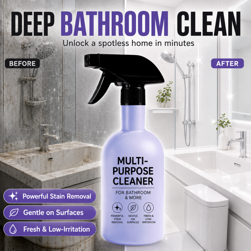 Spray nettoyant multi-usage au bicarbonate de soude