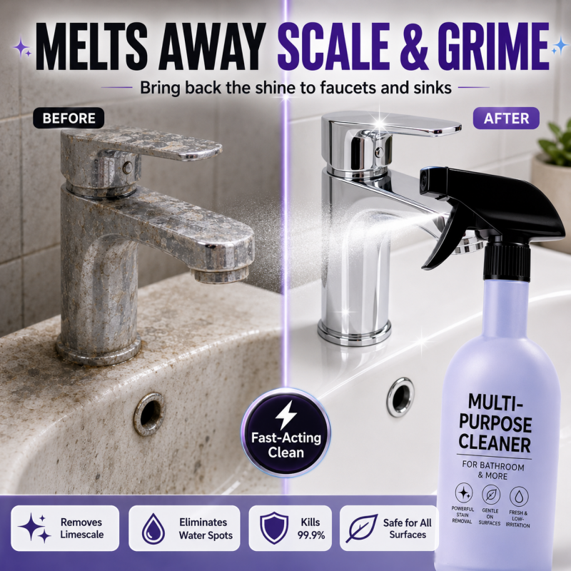 Spray nettoyant multi-usage au bicarbonate de soude