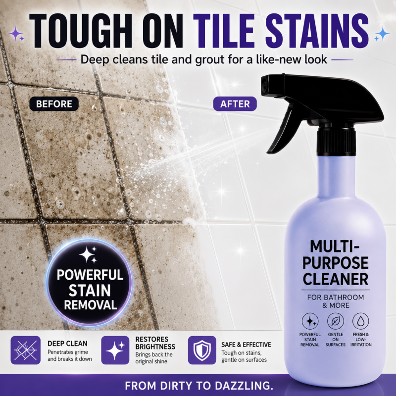 Spray nettoyant multi-usage au bicarbonate de soude