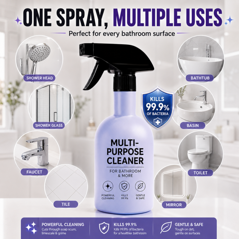 Spray nettoyant multi-usage au bicarbonate de soude